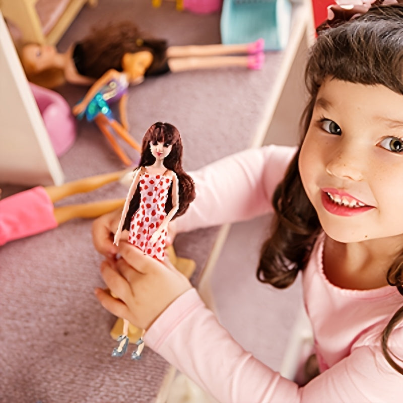 36-Piece Doll Clothes & Jewelry Set for 11.5" Fashion Dolls โ Complete Outfits with Skirts, Shoes, Crown & Magic Staff, Random Color Mix, Girls Gift
