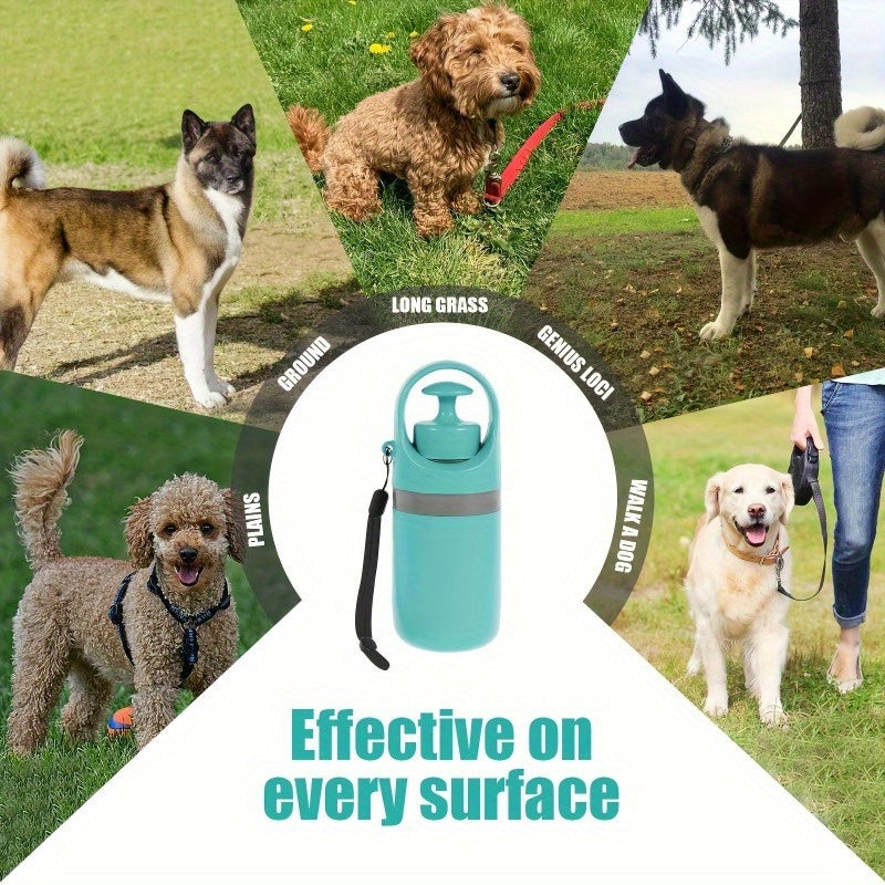 Portable Dog Poop Scooper Set with Bag Dispenser & 75 Poop Bags โ 6-Piece Durable Plastic Waste Pick-Up Kit with Cute Paw Design, Works for All Dog Breeds, Outdoor Dog Walking Essential