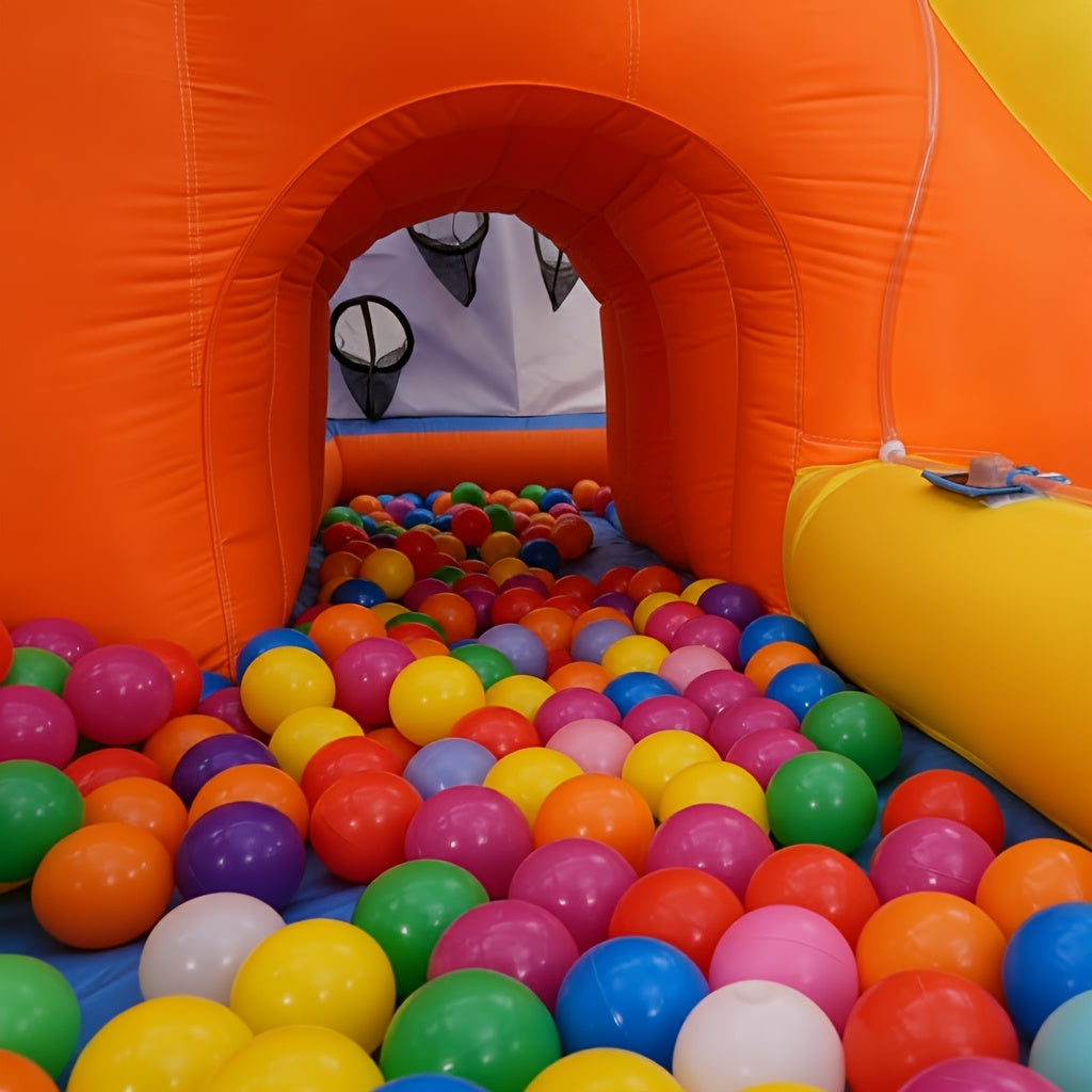 15ft Inflatable Water Park for Kids & Adults โ Backyard Obstacle Course with Slide, Tunnel, Boxing, Water Gun, Sprinklers, Climbing Wall, Hoop & Ball Pit โ Large Summer Splash Pool Party Fun