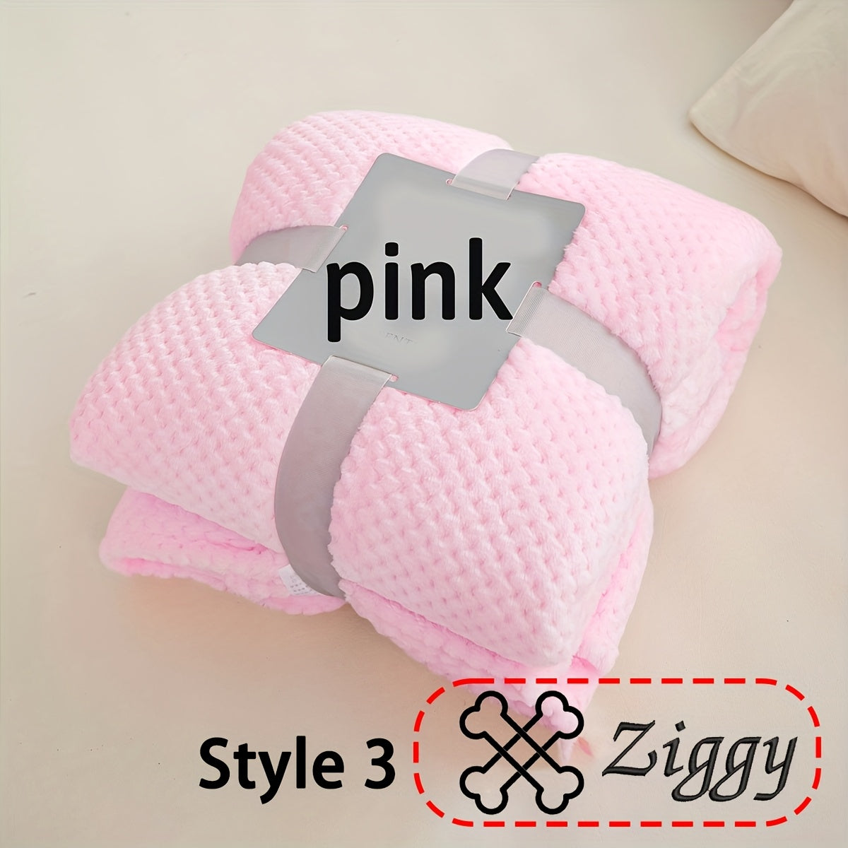 Personalized Pet Blanket Custom Embroidered with Name - Plaid Throw Blanket for Dogs & Cats, Cozy Machine Washable Bedspread for Bed & Couch, 3 Embroidery Styles 4 Colors - Puppy & Kitten Gift