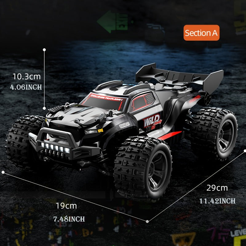 4WD Metal Explorer RC Off-Road Truck with Carbon Brush Motor โ Heavy-Duty All-Terrain Remote Control Car, Realistic Driving Physics, Desert Dunes to Forest Trails, RC Vehicle for Adults & Hobbyists