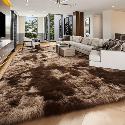 8x10 Ft Luxury Plush Area Rug – 1.7" High Pile Ultra-Soft Non-Slip Fluffy Carpet for Living Room Bedroom Dorm & Study in 10 Colors