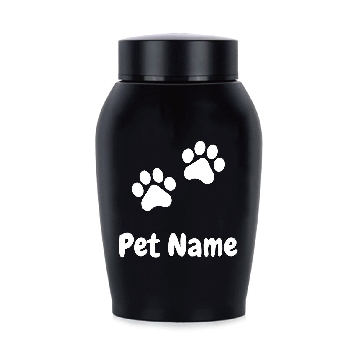 Personalized Pet Urn for Ashes – Stainless Steel Dog & Cat Cremation Urn with Thread-Top Design, Custom Memorial Keepsake for Beloved Pets