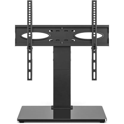 TV Stand for 34-70 Inch TVs Adjustable Height No Drilling – Flat Panel Curved Screen Floor TV Mount Stand for Living Room Bedroom Office