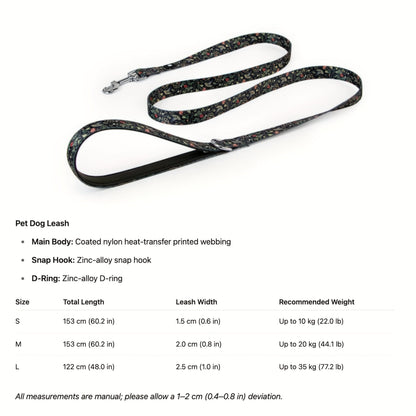 Adjustable Dog Harness Leash Collar – Breathable Soft Pet Walking Gear for Small to Large Breeds, S M L Sizes, Choose Harness / Collar / Leash / Bib Individually, Outdoor Safety Walking Equipment