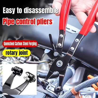 16-Piece Long-Handled Hose Clamp Kit Automotive Spring Wire Clamps Hose Disassembly Tool Set for Fuel Oil & Water Pipe Replacement – Professional Mechanic Tool
