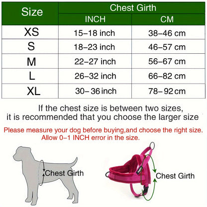 No Pull Reflective Dog Harness - Quick Fit Adjustable Vest with Comfortable Lining, Easy On & Off for Walking, Night Safety Reflective Straps, Fits Small Medium Large Dogs
