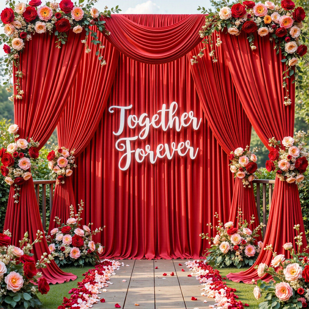 4-Pack 5×10 ft Polyester Spandex Backdrop Curtains with Pole Bags – Wrinkle-Resistant Photography Background for Wedding Birthday Banquet & Party in 15 Colors