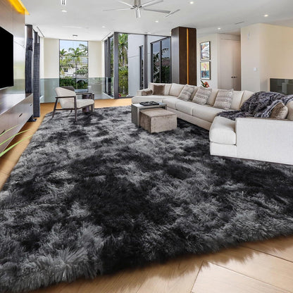 8x10 Ft Luxury Plush Area Rug – 1.7" High Pile Ultra-Soft Non-Slip Fluffy Carpet for Living Room Bedroom Dorm & Study in 10 Colors