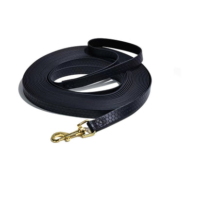 Waterproof Dog Training Leash 10/20/30/50ft – DuraSoft Poly Coated Nylon Long Lead for Large Medium Small Dogs – Tangle-Resistant Recall Leash for Hiking Camping Beach Yard Swimming