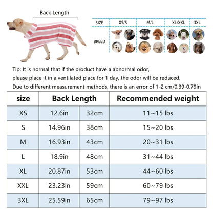 Quick-Dry Dog Bath Robe Towel Wrap for Small Medium Large Dogs Adjustable Snap Closure All-Season Post-Bath Drying Gown Machine Washable Pet Bathrobe