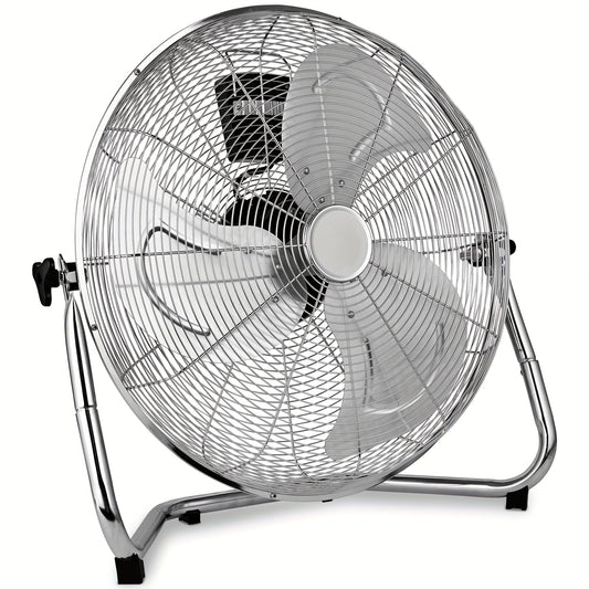 14" High Velocity Industrial Floor Fan - 3-Speed, Heavy Duty, Adjustable Tilt & Metal Blades - Garage, Factory, Warehouse, Workshop & Commercial Use