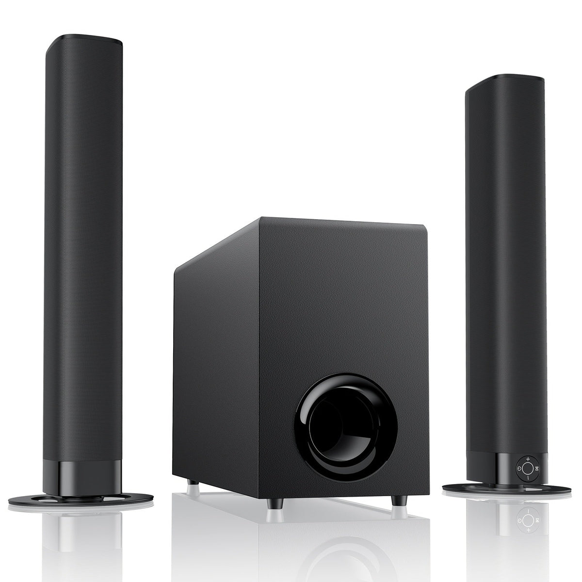 2 IN 1 TV Sound Bar, SoundBar For Smart TV, Wireless Speaker Surround Home Audio, Sound Bars With Subwoofer, ARC/Optical/AUX Connection, With Infrared Remote Control