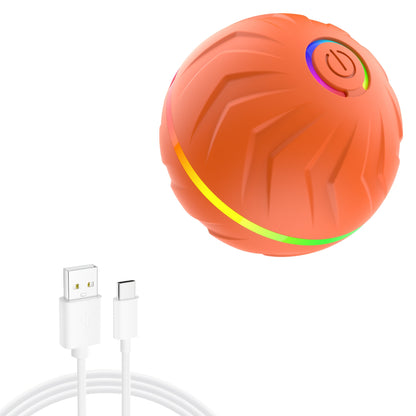 Smart Auto-Bouncing Interactive Dog Ball - Automatic Jumping & Rolling Electronic Toy Ball for Dogs, USB Rechargeable, Durable for All Breeds, Self-Moving Pet Play Ball for Indoor & Outdoor Exercise