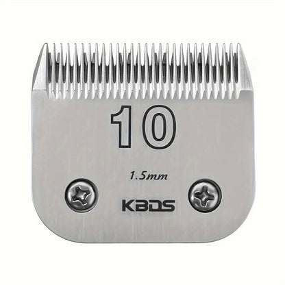 #10 Detachable A5 Dog Clipper Blade 1/16 Inch 1.5mm Carbon Steel Compatible with Andis Oster Heiniger A5 Style Clippers Professional Pet Grooming Replacement Blade