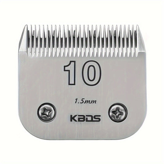 #10 Detachable A5 Dog Clipper Blade 1/16 Inch 1.5mm Carbon Steel Compatible with Andis Oster Heiniger A5 Style Clippers Professional Pet Grooming Replacement Blade