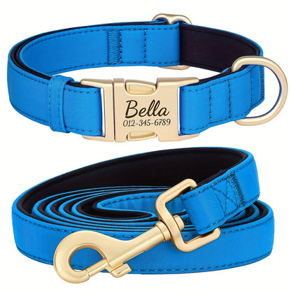 Customizable Nylon Dog Collar with Quick-Dry Diving Cloth Lining – Soft Comfortable Durable Collar for Small Medium Large Dogs – Personalized ID Info Dog Collar for Daily Walking & Outdoor Activities