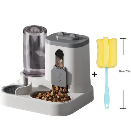 Slow Feeder Bowl for Dogs & Cats - Fun Rolling Ball Puzzle Feeder & Portion Control Dispenser, Controls Eating Speed, Prevents Bloat, Ideal for Senior Dogs & Picky Eaters