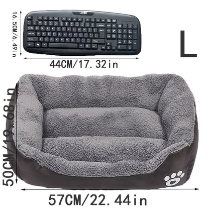 Cozy Winter Pet Bed for Small Dogs & Cats – Candy-Colored Washable Square Warm Nest for Chihuahua, Pomeranian, Shih Tzu & Small Breeds, Soft Plush Dog Cat Bed