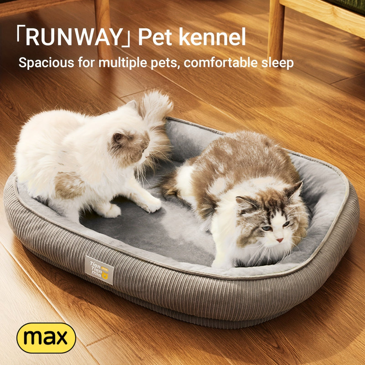 Orthopedic Dog Bed & Cat Bed All Season Comfort Pet Mattress Moisture-Wicking Surface Anti-Slip Bottom Washable Cover Fits Small Medium Large Dogs Cats S M L XL XXL Sizes Available