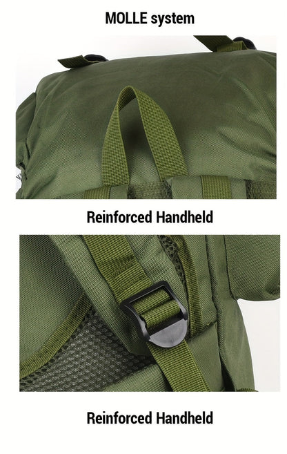 100L Tactical Backpack Large Capacity Molle Hiking Backpack with Multiple Compartments & Ergonomic Straps - Heavy Duty for Camping, Travel, Trekking & Outdoor Adventures