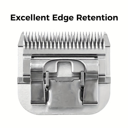 #10 Detachable A5 Dog Clipper Blade 1/16 Inch 1.5mm Carbon Steel Compatible with Andis Oster Heiniger A5 Style Clippers Professional Pet Grooming Replacement Blade