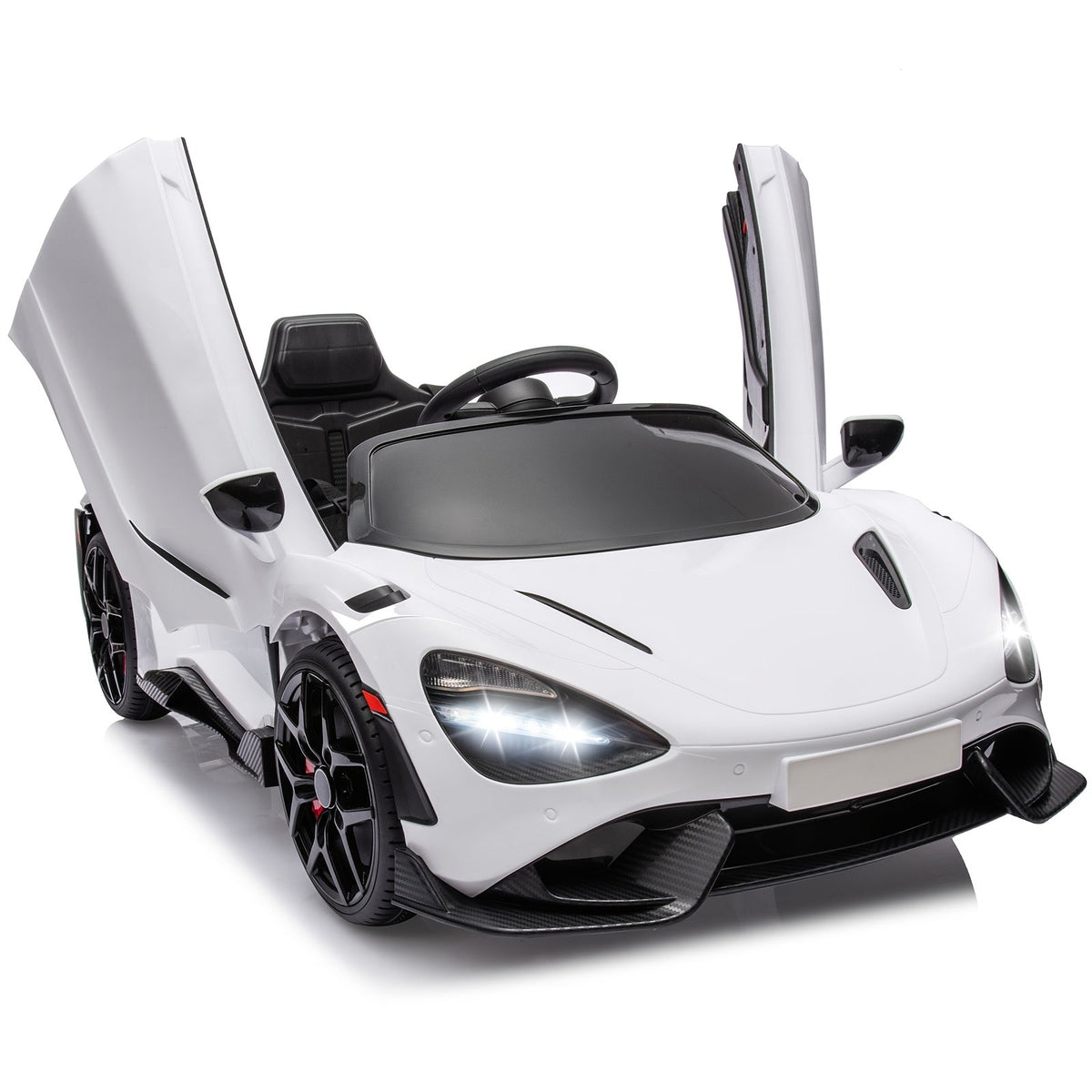 Kids Electric Ride-On Car Toy for Toddlers Ages 3-5 - Battery Powered Vehicle with 3 Speed Settings, Parental Remote Control, Suspension System & LED Lights | Birthday Christmas Gift for Boys & Girls