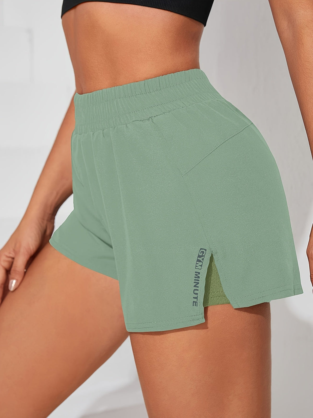 Women's Yoga Shorts with Pocket – Stretch Non-Sheer Sporty Casual Athletic Shorts for Workout Gym Running Spring Summer Fall