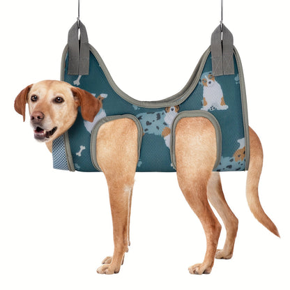 Dog Grooming Hammock for Nail Clipping & Bathing - Pet Grooming Sling for Dogs & Cats, Adjustable Restraint Bag for Small Medium Large Breeds, Anti-Scratch Holder