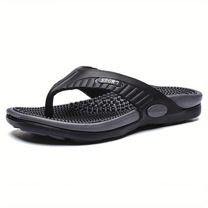 Acupressure Massage Flip-Flops - Arch Support, Shock-Absorbing & Non-Slip - Unisex Indoor, Outdoor & Beach Sandals - US 8–12 - Orange Red, Green, Red, Black, Khaki & Brown