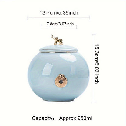 Handmade Ceramic Pet Memorial Urn for Dogs Cats Rabbits Small Animals – Hair Keepsake Souvenir Holder Box, Personalized Pet Loss Gift, 4 Colors Available