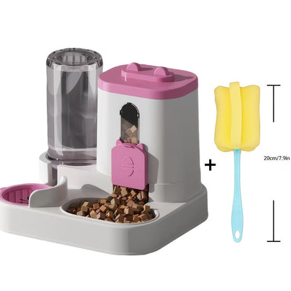 Slow Feeder Bowl for Dogs & Cats - Fun Rolling Ball Puzzle Feeder & Portion Control Dispenser, Controls Eating Speed, Prevents Bloat, Ideal for Senior Dogs & Picky Eaters