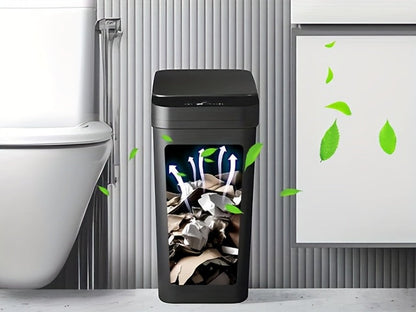 Automatic Touchless Trash Can 2 Pack – 4 Gallon & 2.8 Gallon Motion Sensor Trash Bin with Lid, Slim Smart Garbage Can for Bathroom, Bedroom, Office, Kitchen, Living Room