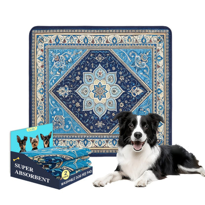 Washable Dog Pee Pads Reusable Puppy Training Pads Super Absorbent Heavy Duty Leakproof Non-Slip Pet Pads for Floor Crate Couch Whelping Multiple Sizes & Patterns Machine Washable