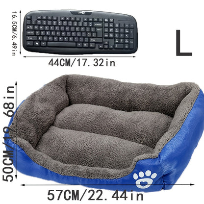 Cozy Winter Pet Bed for Small Dogs & Cats – Candy-Colored Washable Square Warm Nest for Chihuahua, Pomeranian, Shih Tzu & Small Breeds, Soft Plush Dog Cat Bed