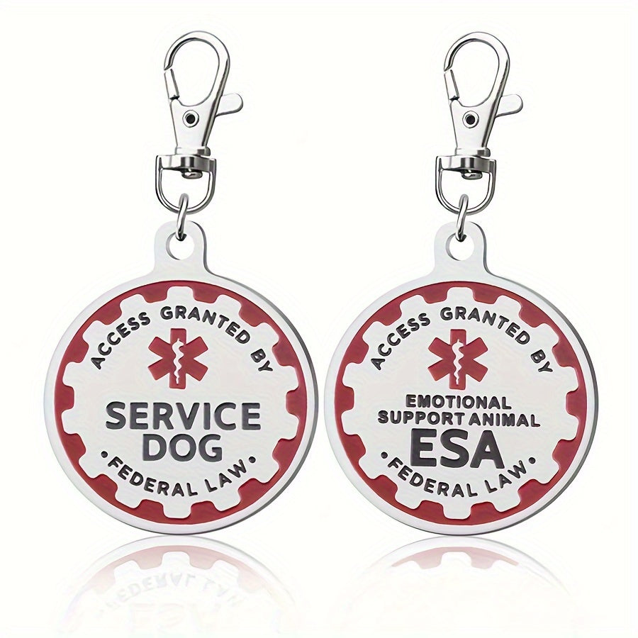Personalized Pet ID Tag Custom Engraved Dog Cat Name Tag with Owner Phone Number Durable Anti-Lost Pet Tag Gift for Dogs Cats