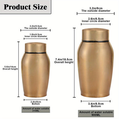 Personalized Pet Cremation Urn for Dog & Cat Ashes - Custom Name Engraved Stainless Steel Memorial Urn, 2 Sizes & 5 Colors, Lasting Tribute Keepsake Urn for Beloved Pets