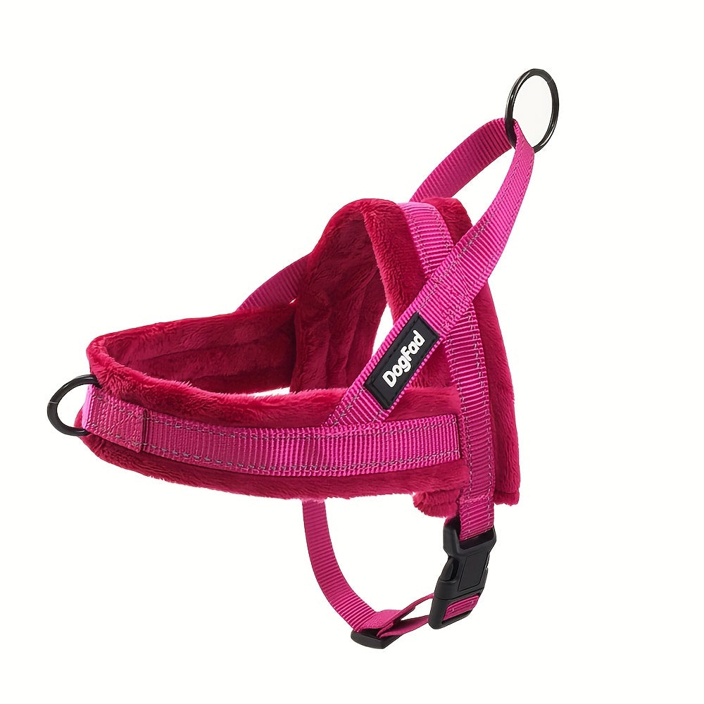 No Pull Reflective Dog Harness - Quick Fit Adjustable Vest with Comfortable Lining, Easy On & Off for Walking, Night Safety Reflective Straps, Fits Small Medium Large Dogs
