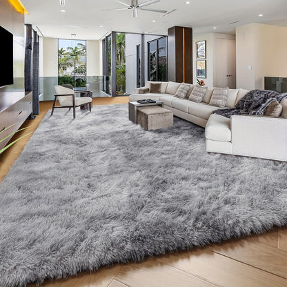 8x10 Ft Luxury Plush Area Rug – 1.7" High Pile Ultra-Soft Non-Slip Fluffy Carpet for Living Room Bedroom Dorm & Study in 10 Colors